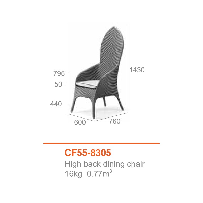 CF55 High Back Dining Chair  - Mr Dream 