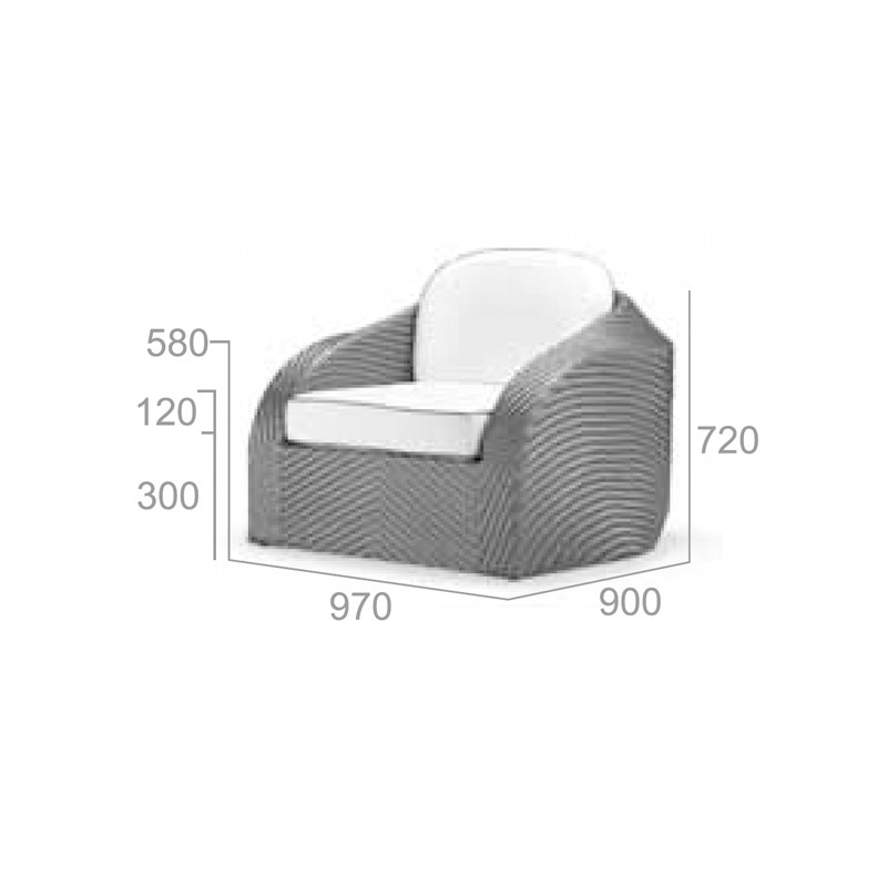 CF56 8001 Single Sofa  - Mr Dream 