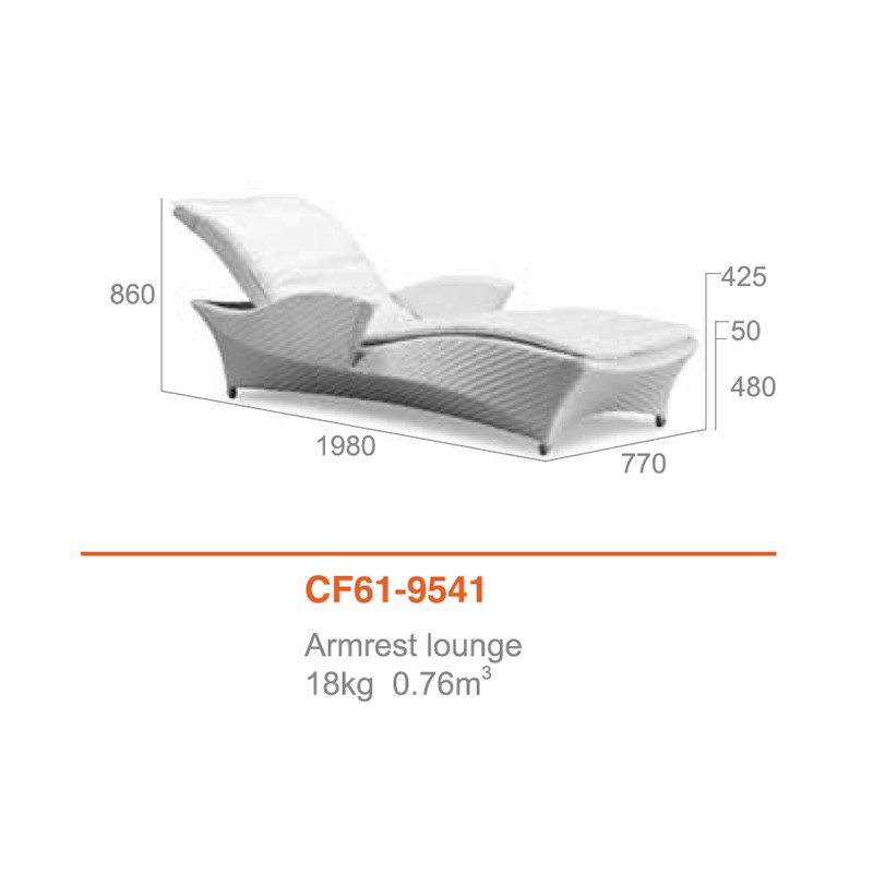 CF61 Armrest Lounge  - Mr Dream 