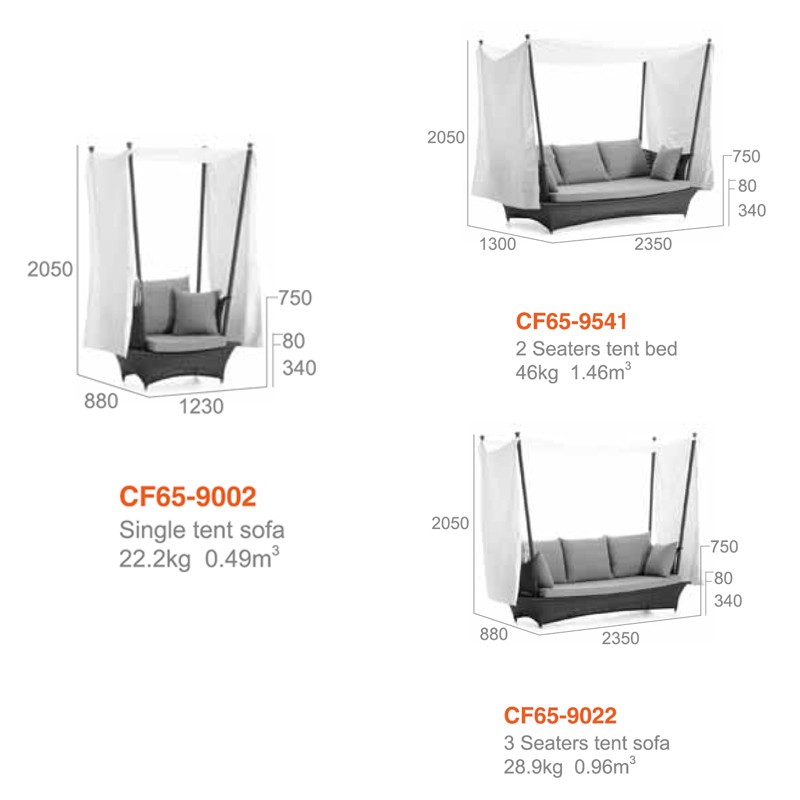 CF65 Tent Sofa Set  - Mr Dream 