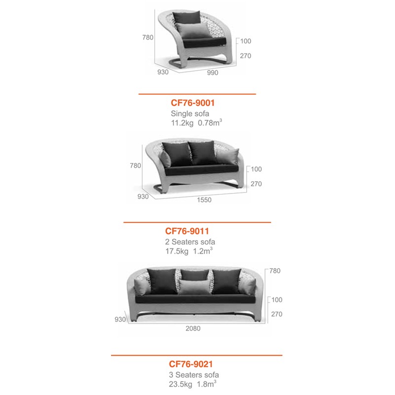 CF76 Sofa Set  - Mr Dream 