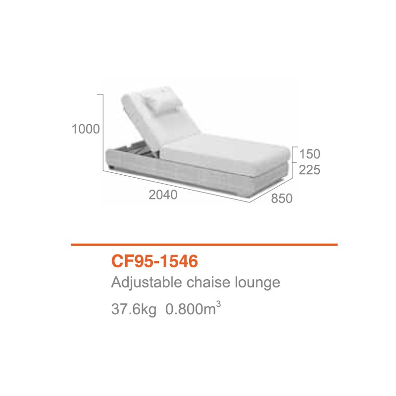 CF95 Adjustable Chaise Lounge  - Mr Dream 