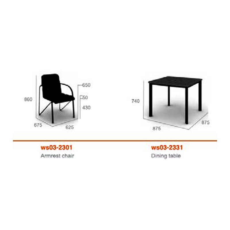 Walrus Dining Set  - Mr Dream 