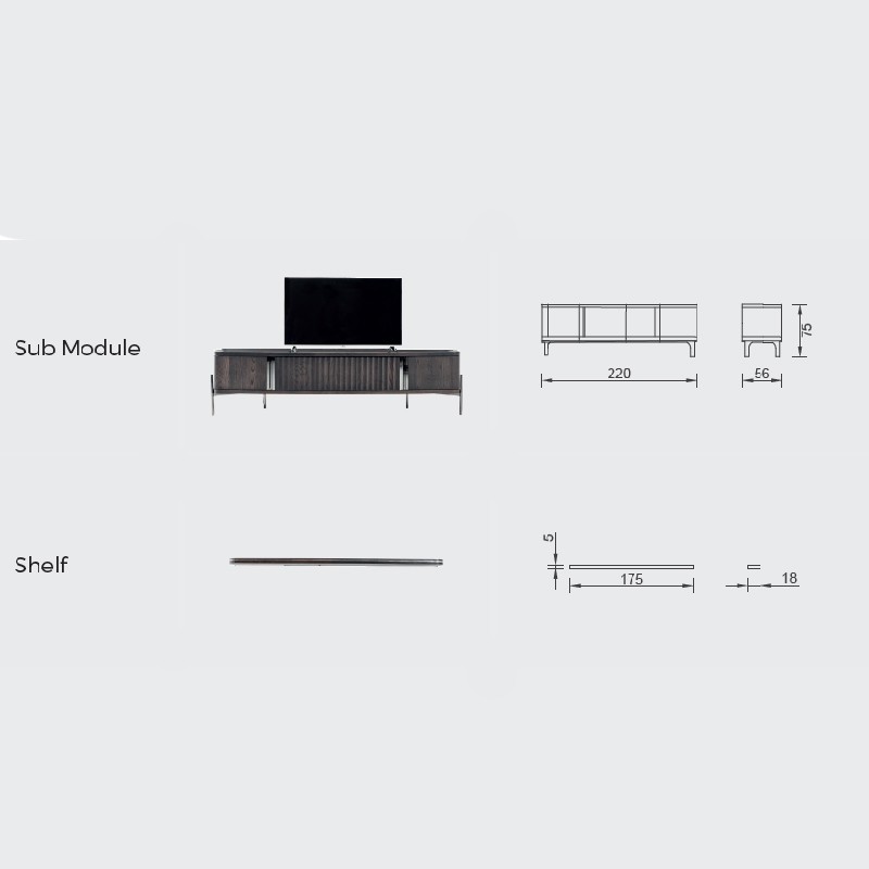 Amour TV Unit  - Saloni 