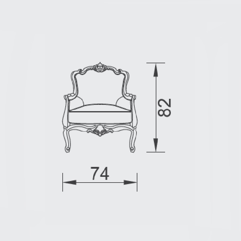 Artemis Armchair  - Saloni 