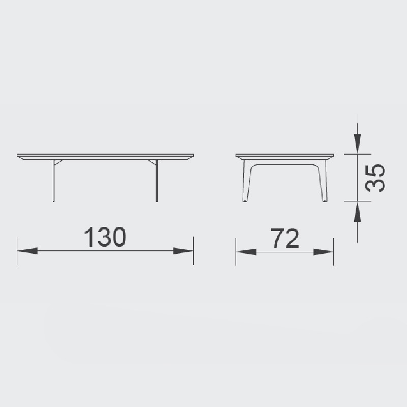 California Center Coffee Table  - Saloni 