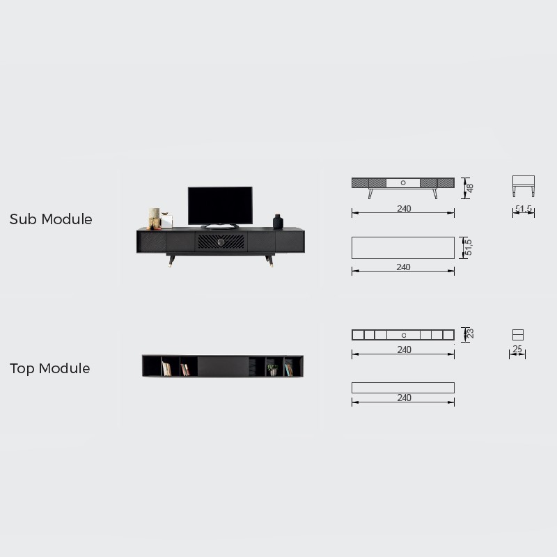 Capella TV Unit  - Saloni 