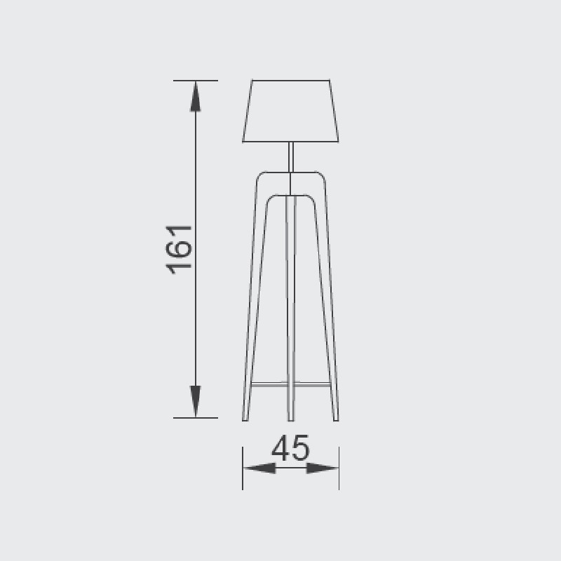Cintly Lambader Floor Lamp  - Saloni 