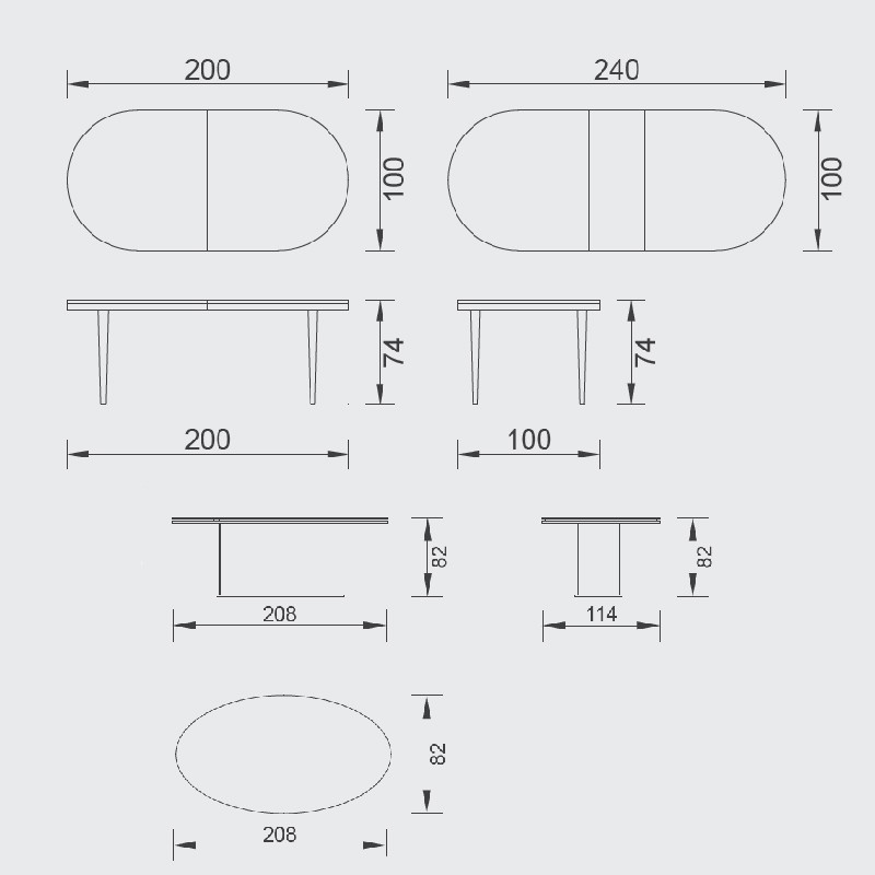 Coco Dining Table  - Saloni 