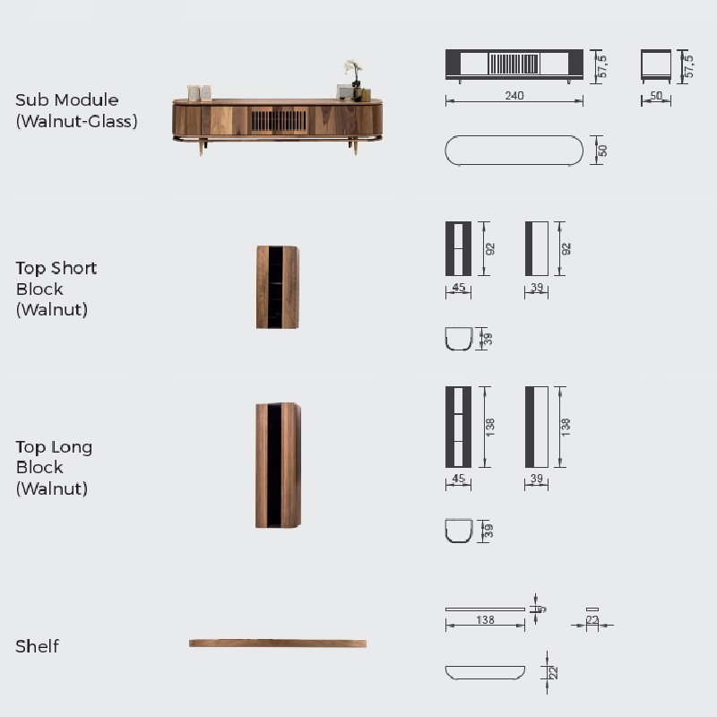 Coco TV Unit  - Saloni 