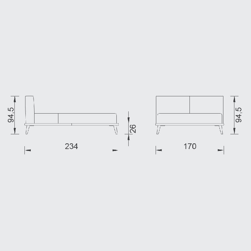 Copenhagen Bed  - Saloni 