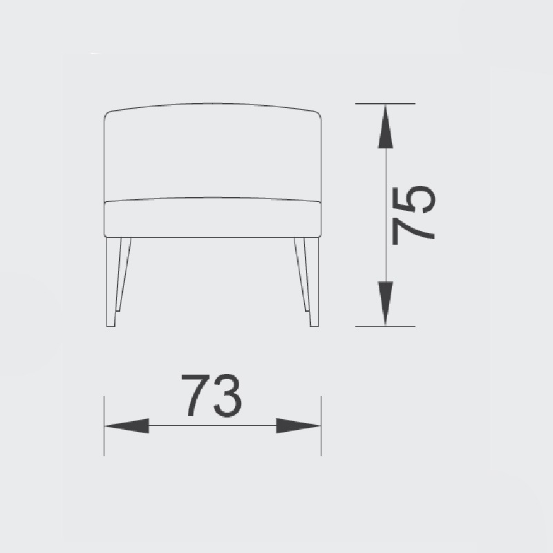 DJ Armchair Chair  - Saloni 