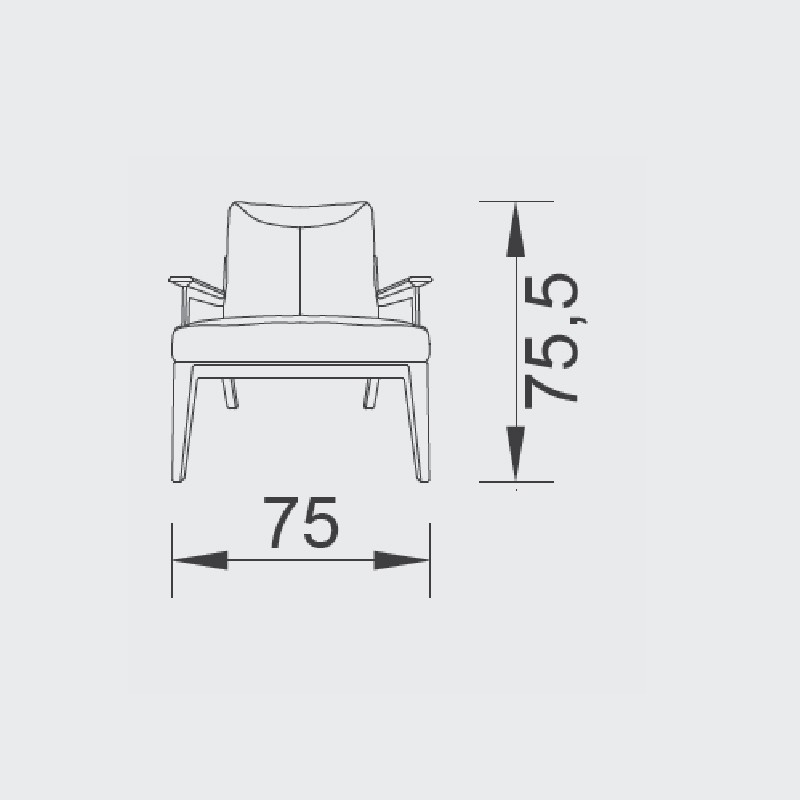 Ege Armchair  - Saloni 