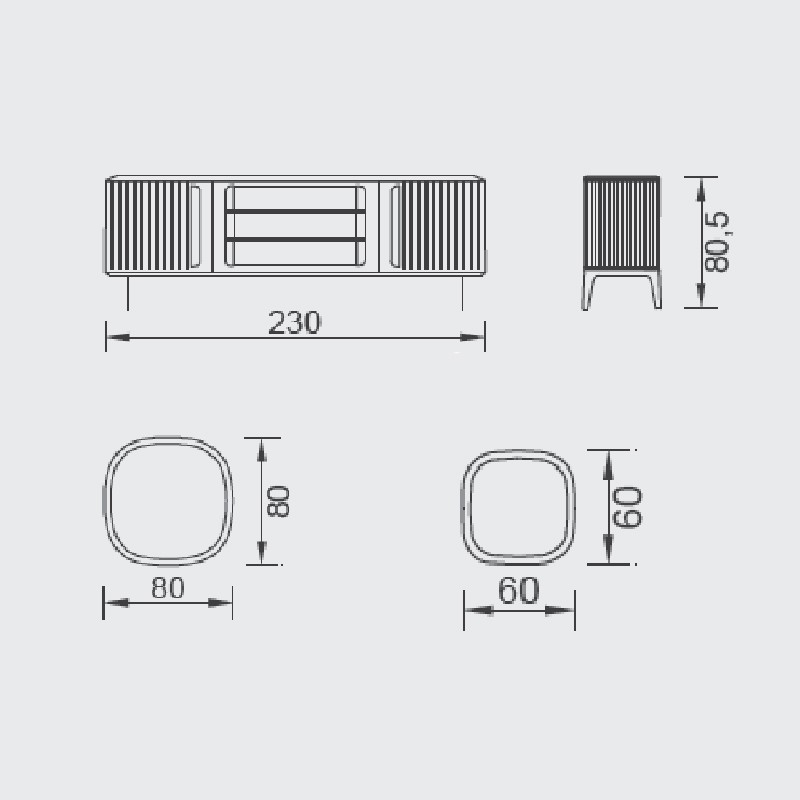 Emporio Console Table  - Saloni 