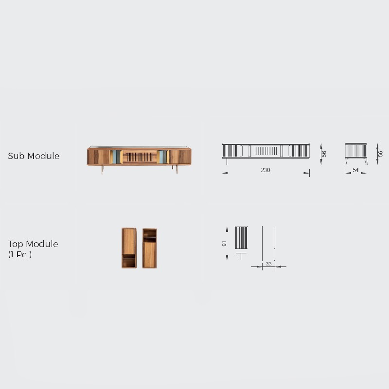 Emporio TV Unit  - Saloni 