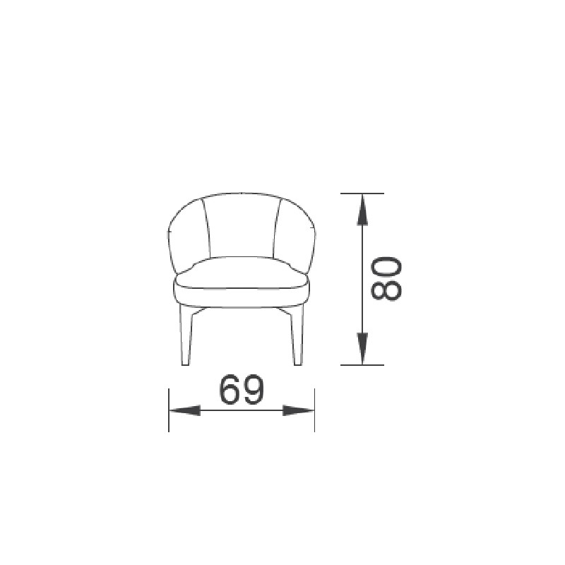 Felix Armchair  - Saloni 