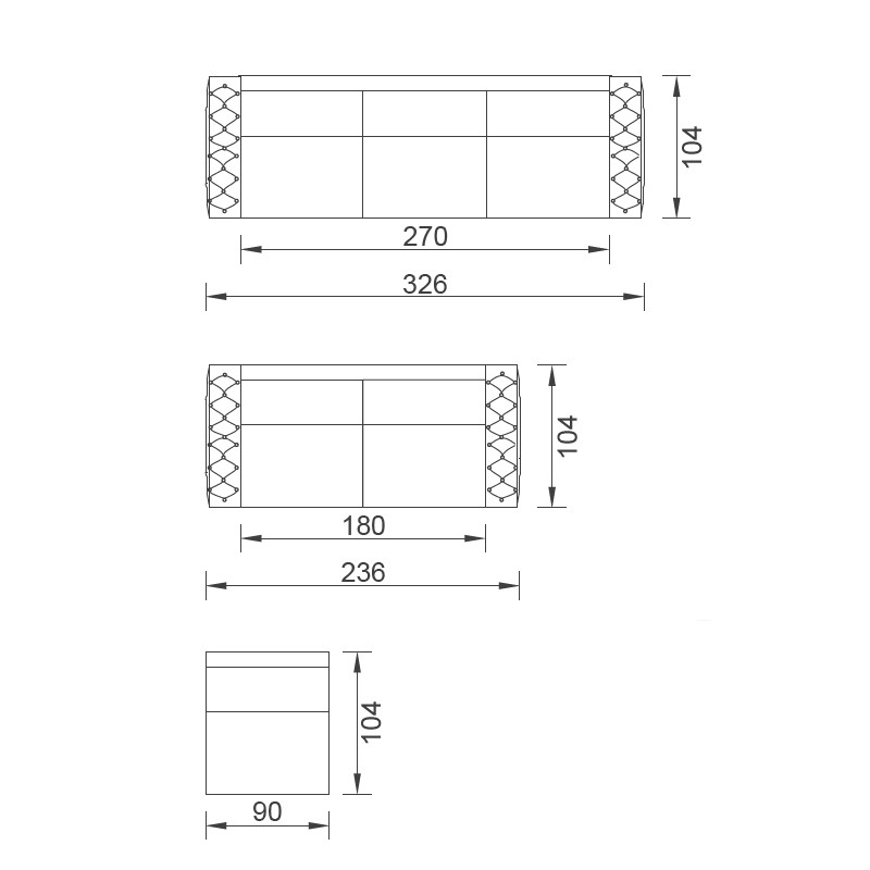 Gallardo Seat Set  - Saloni 