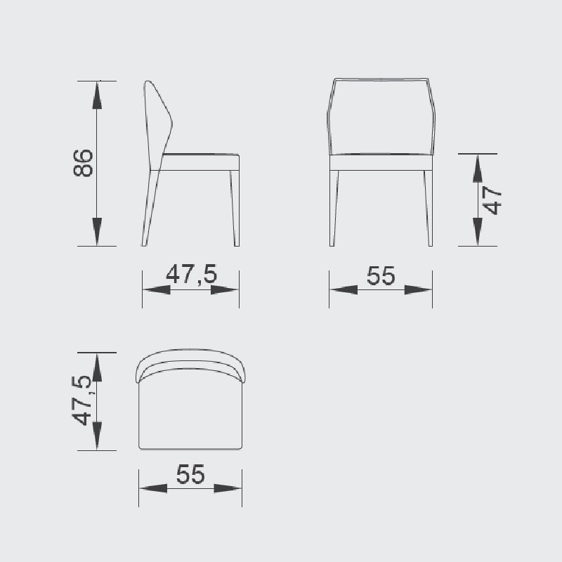 London Chair  - Saloni 
