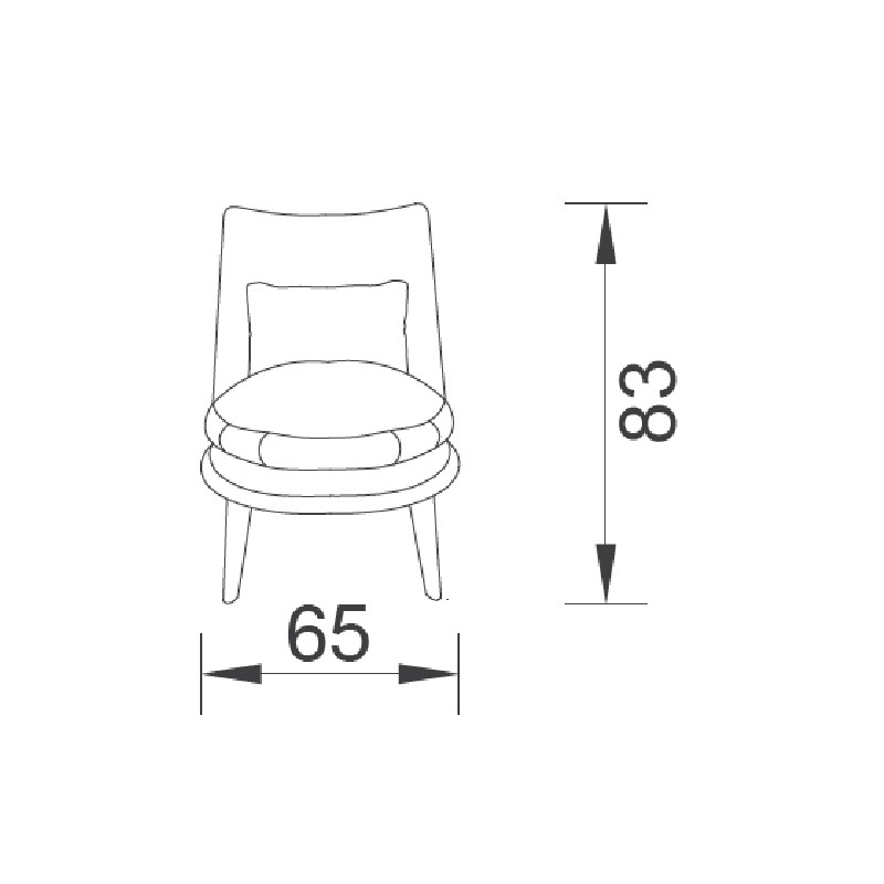 Loop Armchair Chair  - Saloni 
