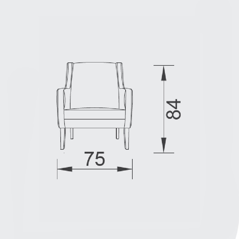 Marmaris Armchair  - Saloni 