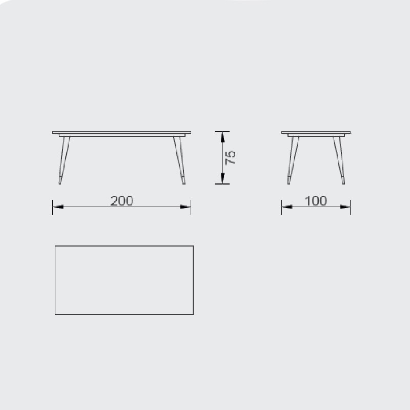 Mocha Dining Table  - Saloni 