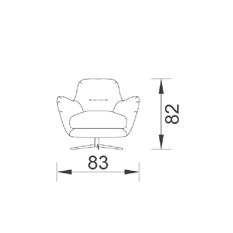 Moi Armchair  - Saloni 
