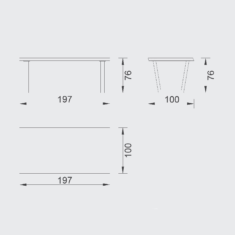 Natura Dining Table  - Saloni 