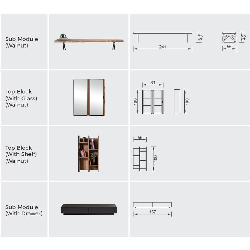 Natura TV Unit  - Saloni 