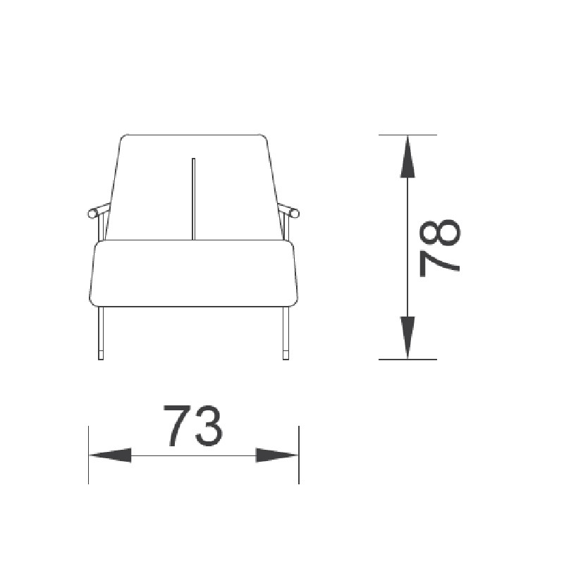 Nice Armchair  - Saloni 