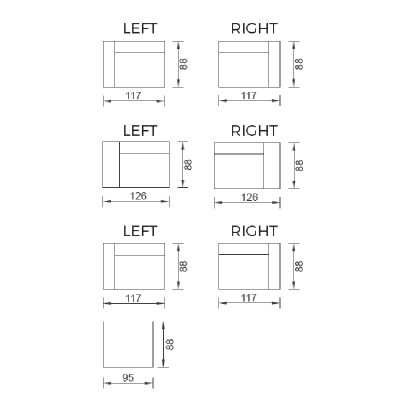 Poufy Seat Set  - Saloni 