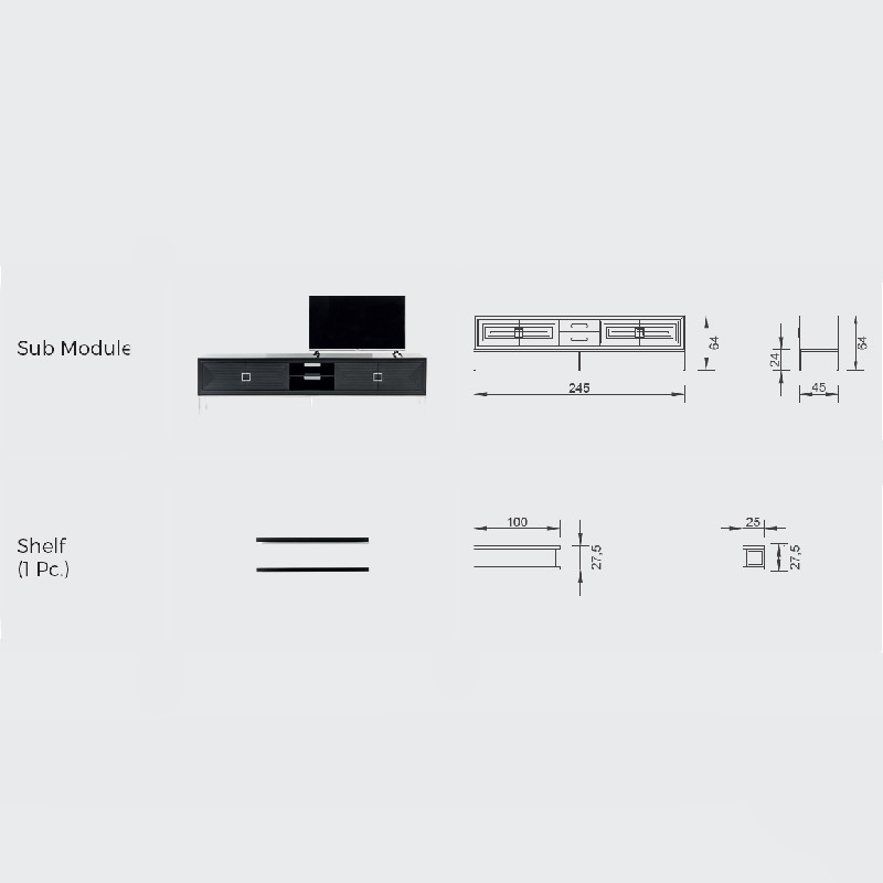 Stella TV Unit  - Saloni 
