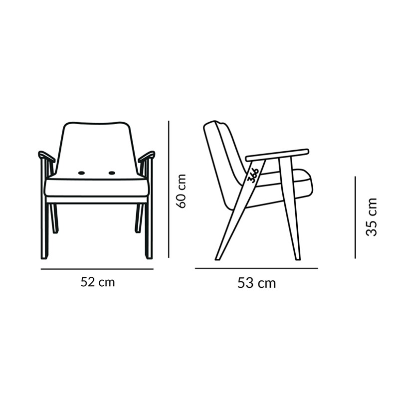 366 Junior Armchair  - 366 Concept 