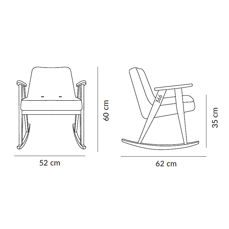 366 Junior Rocking chair  - 366 Concept 