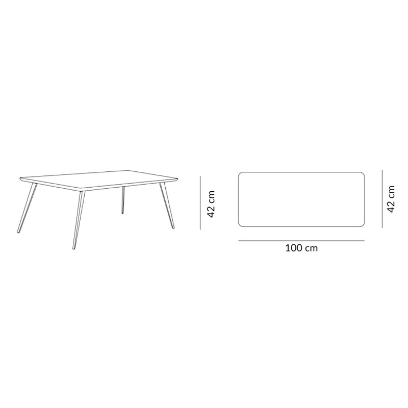 366 Rectangle Coffee Table  - 366 Concept 