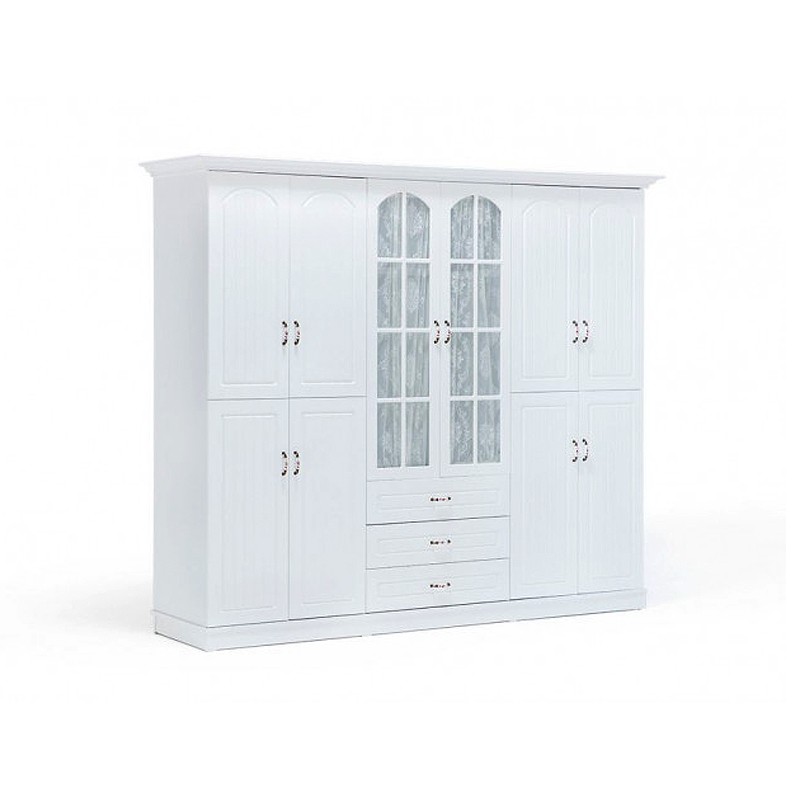 Alara Wardrobe with 10 Doors and 3 Drawers Ider