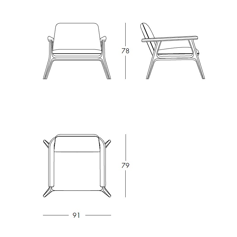 Aplomb Armchair  - Ivano Redaelli 