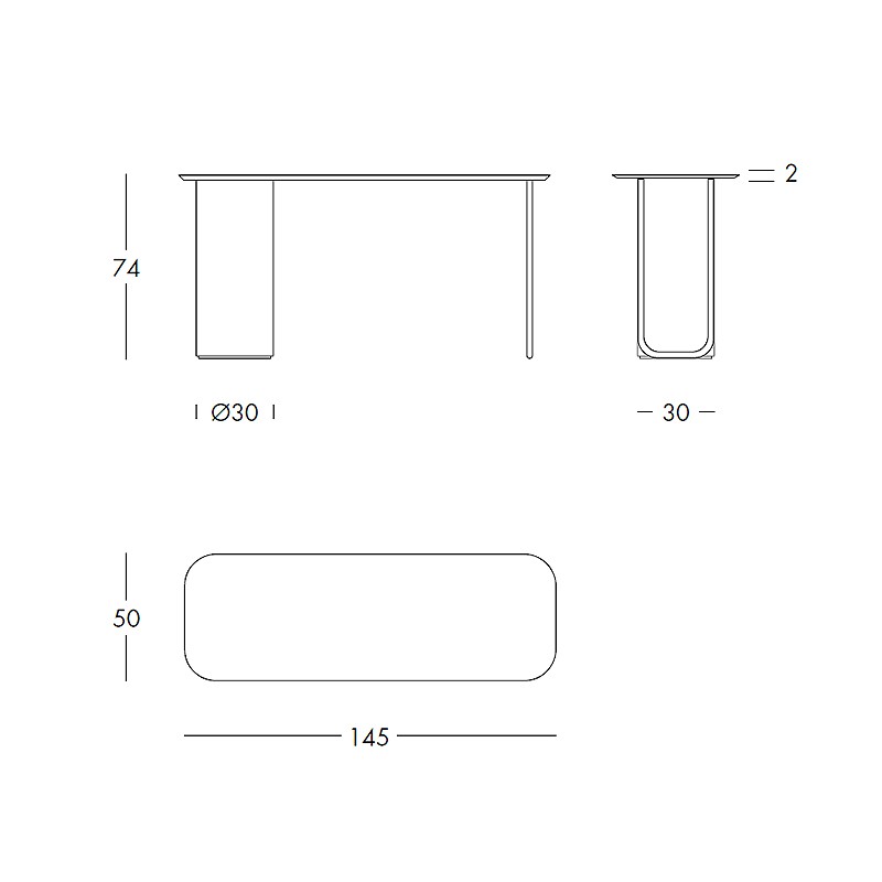 Duncan Console Table  - Ivano Redaelli 