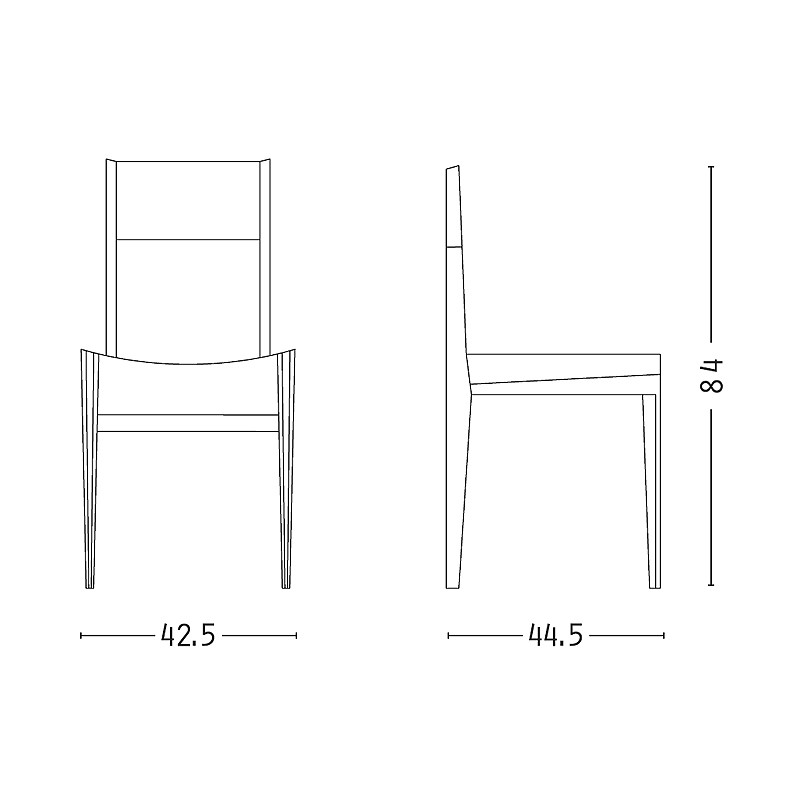 Milvia Chair  - Ivano Redaelli 