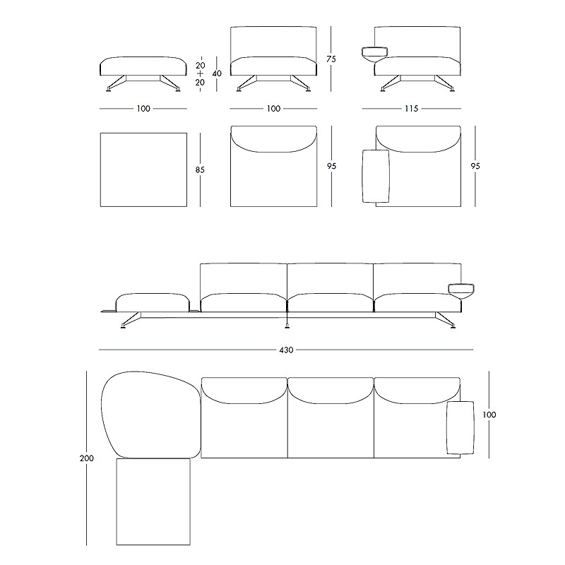 Pinkerton Sofa  - Ivano Redaelli 
