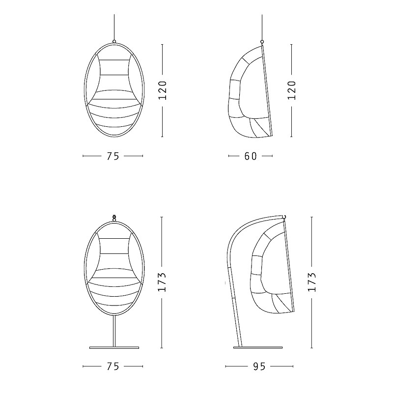 Swing Outdoor Chair  - Ivano Redaelli 