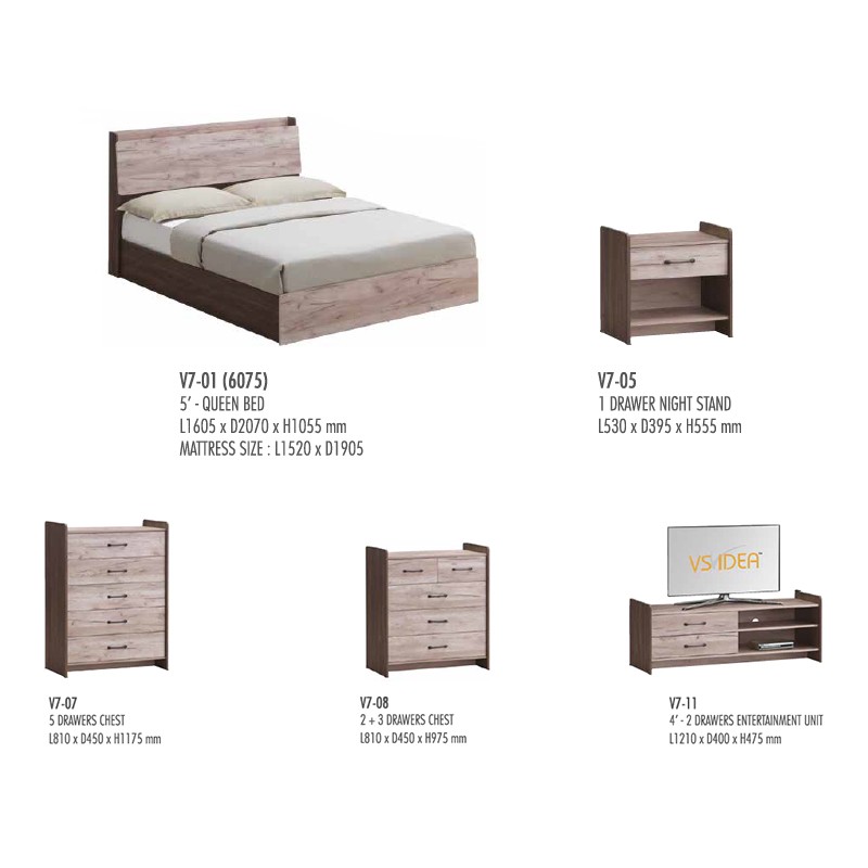 V7 Bedroom Set  - VS Idea 