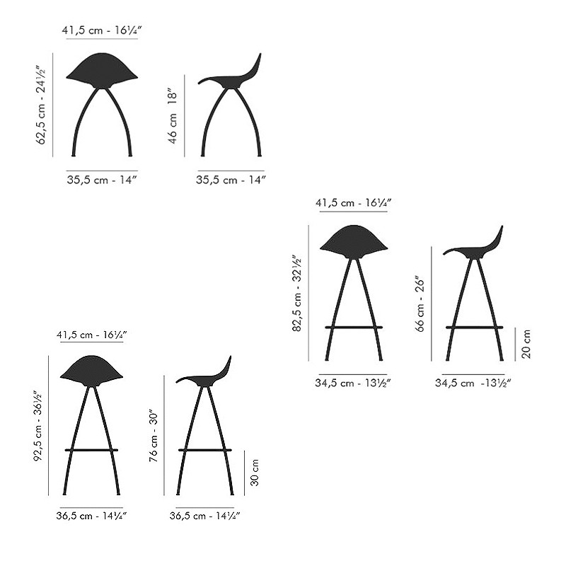 Onda Stool  - STUA 