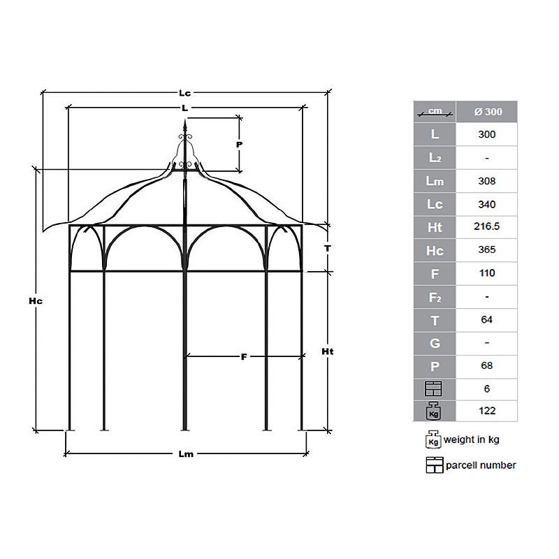 Calicanto Gazebo  - UNOSIDER 