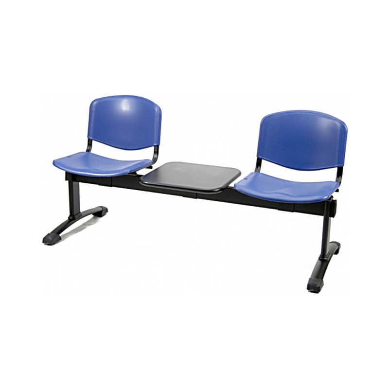 Bench With Fixed Colored Plastic Seats  - Castellani 