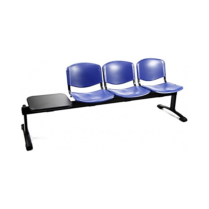 Bench With Fixed Colored Plastic Seats  - Castellani 