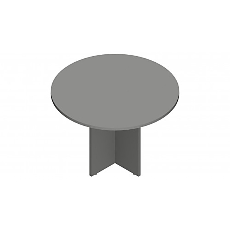Circular Meeting Table With Paneled Leg Melamine Castellani