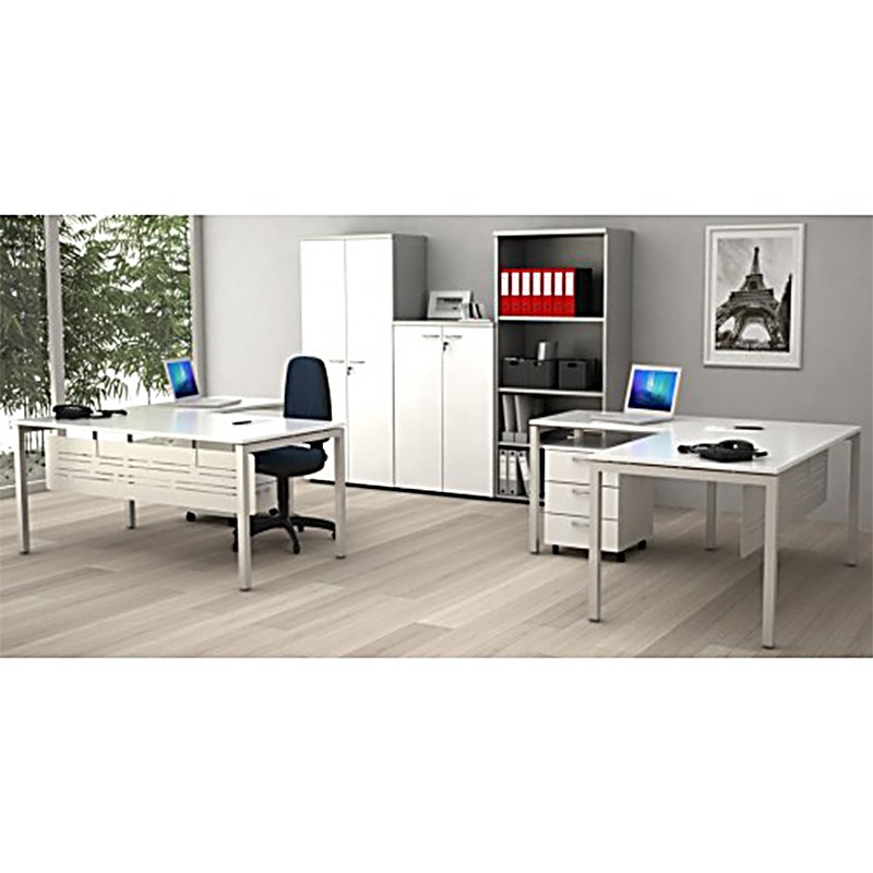 Desk Operating With Metal Sides Square  - Castellani 