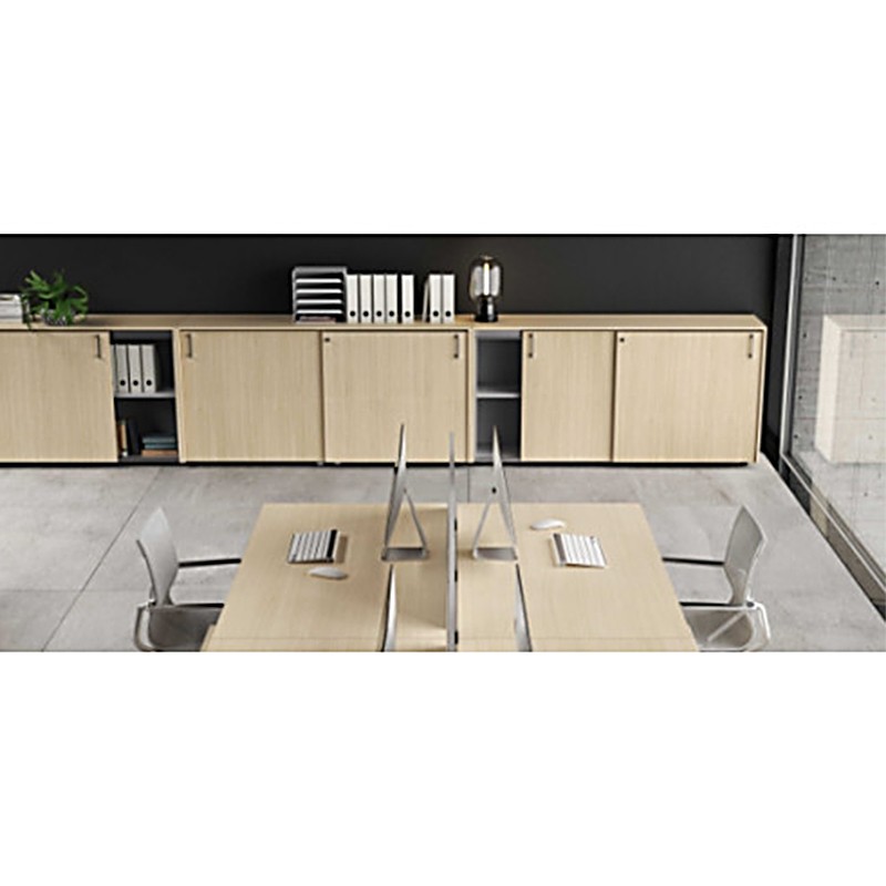 Office Furniture With Sliding Doors And Interior Melamine Plans  - Castellani 