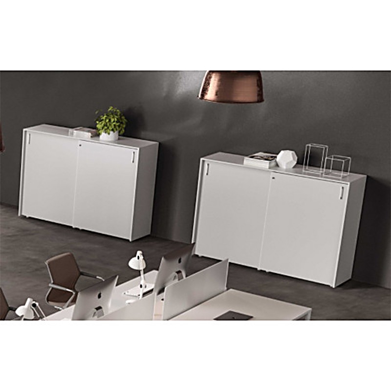 Office Furniture With Sliding Doors And Interior Melamine Plans  - Castellani 