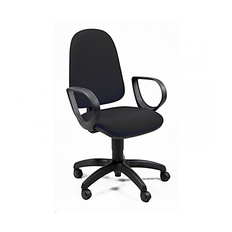 Swivel Office ArmChair On Wheels With Armrests  - Castellani 